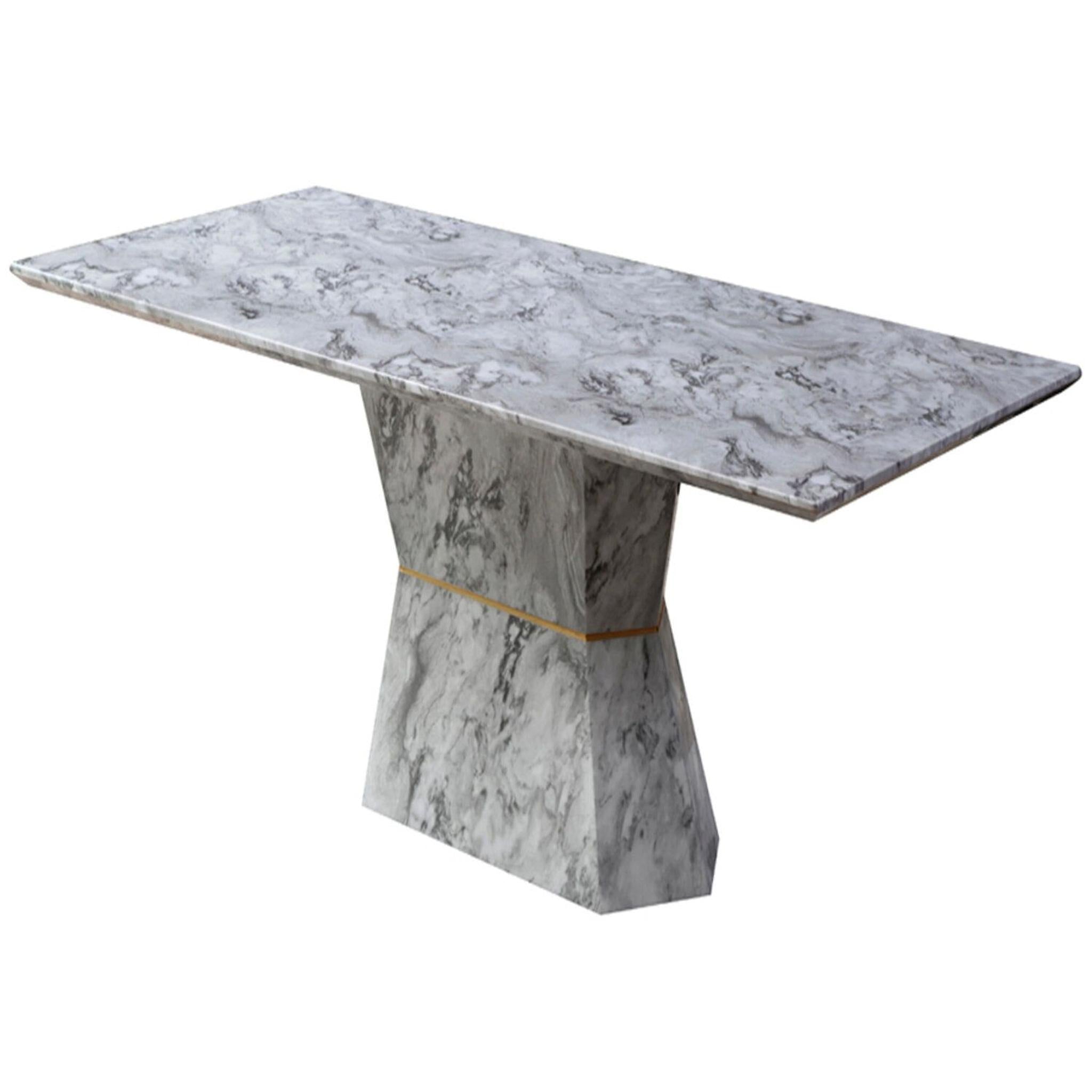 Gravia Grey Marble Console Table – 120cm product image 1