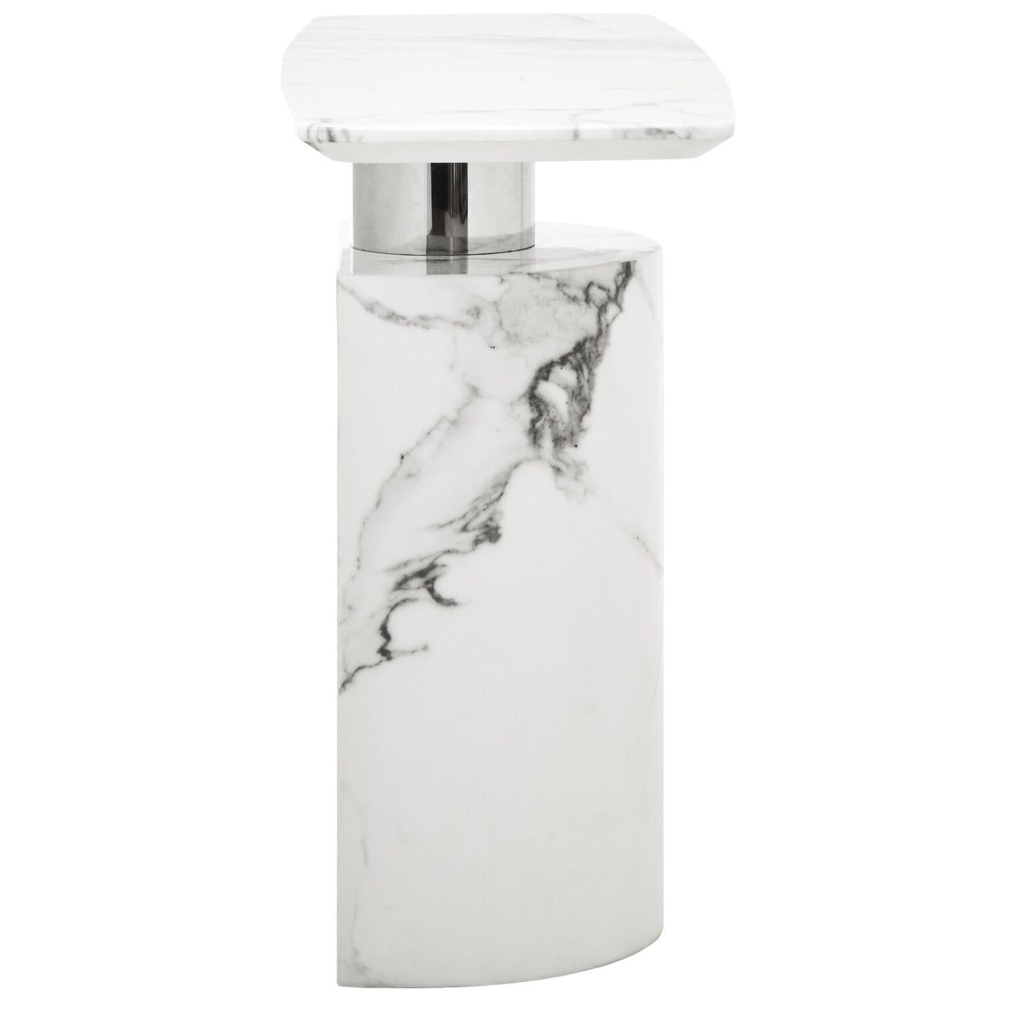 Auralis White Marble Console Table – 120cm product image 4