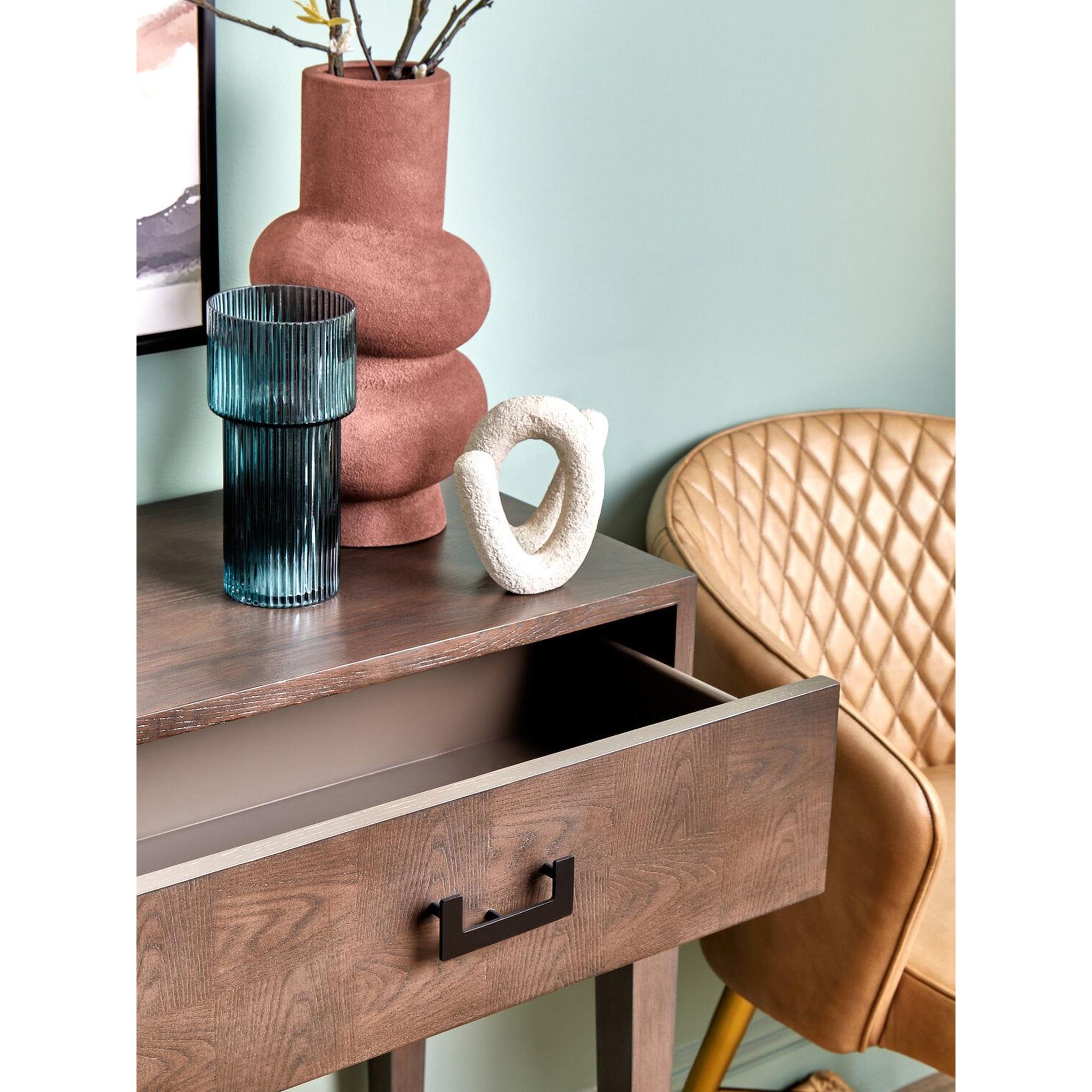 Ashmere Antique Grey Two Drawer Console Table – 120cm product image 4