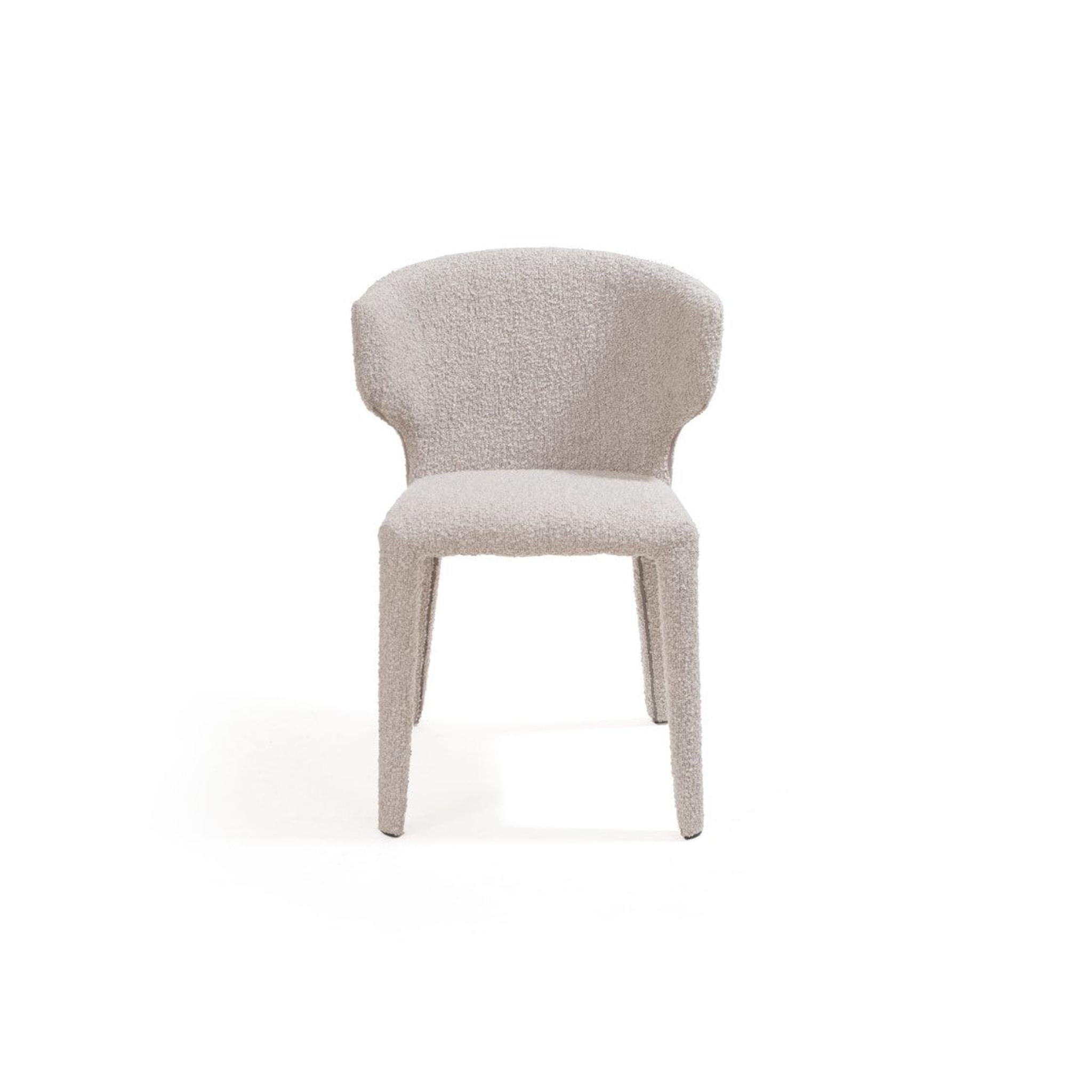 Vela Upholstered Dining Chair – Chex Steam Bouclé – 54cm Wide - image 3
