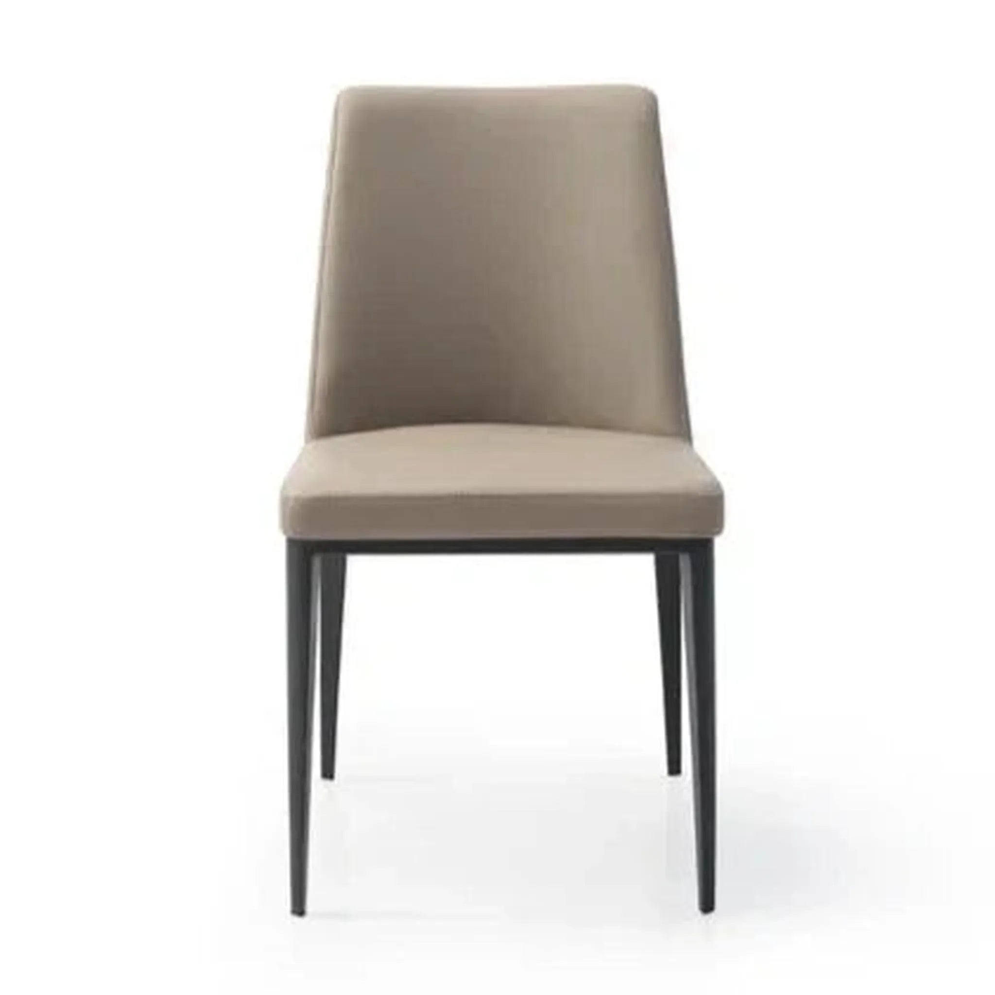 Medici Set of 2 Dining Chairs – Buffalo Sand PU – 45cm Wide